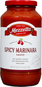 Mezzetta Marinara Sauce, Spicy, 25 Ounce