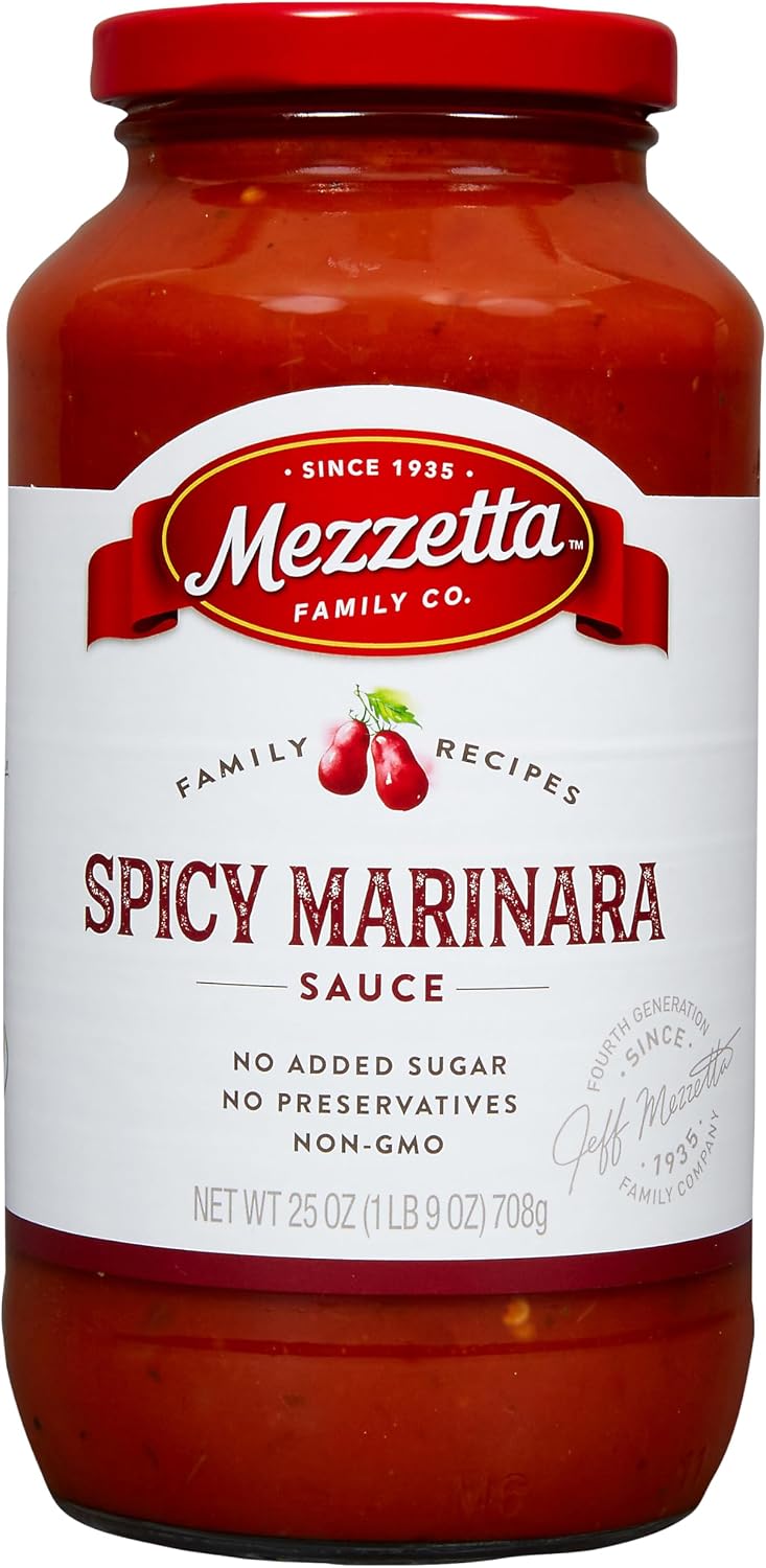 Mezzetta Marinara Sauce, Spicy, 25 Ounce