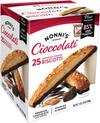 Nonni's Biscotti Value Pack with Larger Cookies, Cioccolati, Red, Cioccolati Roasted Almond, 33.25 oz