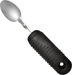 Rehabilitation Advantage Easy Grip Teaspoon with Built-up Handle, Black 3.2 Oz