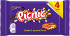 Cadbury Picnic Pack of 4 x 32 g