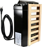 3KW Sauna Heater 110V Plug in Portable Electric Sauna Stove with Timer, Stainless Steel Plug and Play Heater for 100-140 cu.ft Indoor Home Dry Sauna Room, Fast Heating Sauna Heater