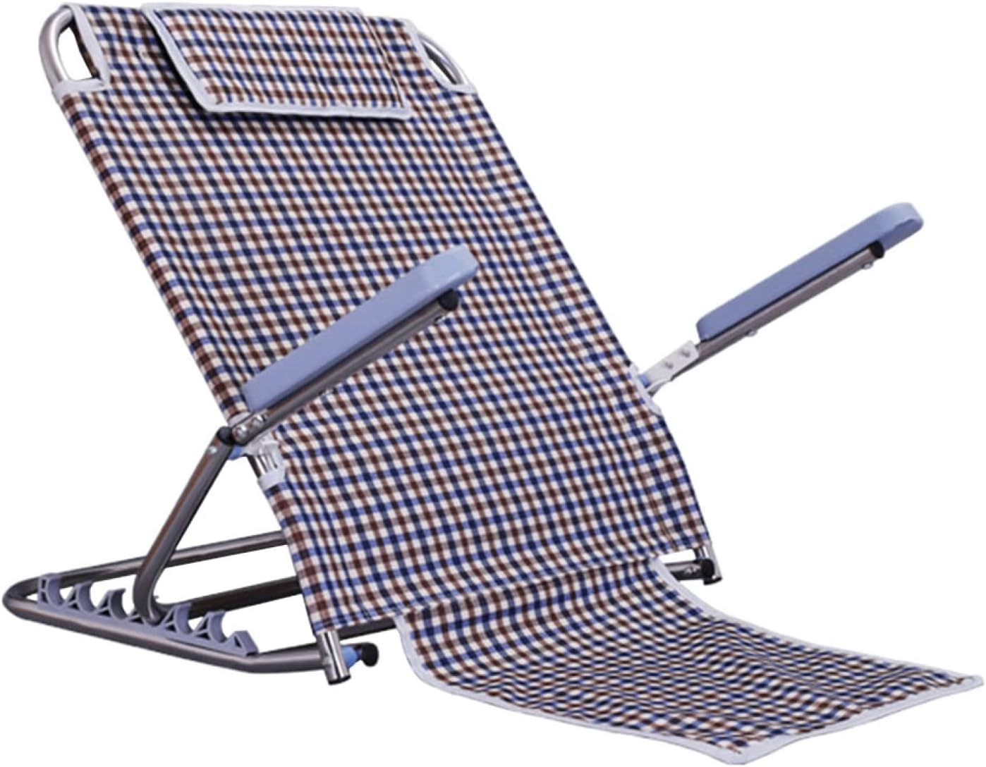 Bed Back Rest Adjustable Angle, Mobility Disability Support Aid,Sit Up Or Reclined Position, Includes Head Pillow, Read, Eat, Watch TV in Bed, for Eldery, Disabled, & Injured,A