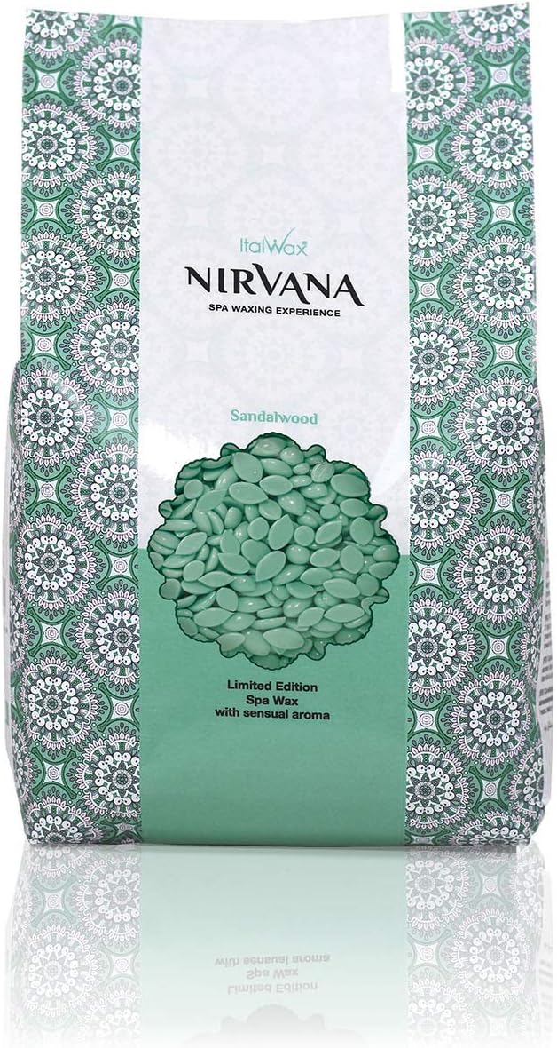 ItalWax Sandalwood Nirvana Premium SPA - Hard Stripless Wax Beads 2.2 lbs. - 1 kg.