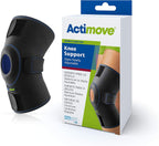 Actimove Sports Edition Knee Support Open Patella with COOLMAX AIR Technology – Sleeve for Pain Management – For Strains, Sprains & Swelling - Left/Right Wear – Black, Universal