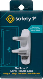 Safety 1st OutSmart Child Proof Door Lever Lock, White, 1 Count