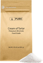 Pure Original Ingredients Cream of Tartar (2 lb) Pure & Natural, Baking & Cleaning, DIY Bath Bombs & More, Eco-Friendly Packaging