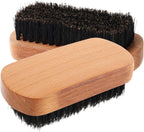 Outanaya 2pcs Facial Hairbrush Men Brush for Beard Detangling Hairdressing Shoe Brush Tool