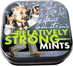 The Unemployed Philosophers Guild Einstein Relatively Strong Breath Mints - 1 Tin, Net Wt .4oz (12g)
