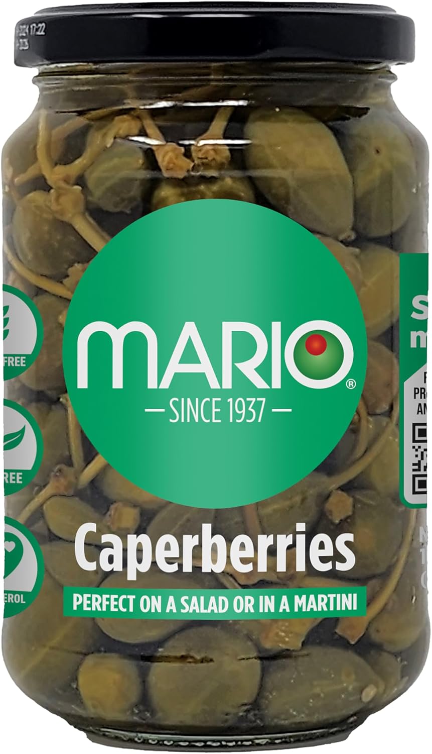 Mario Camacho Foods Caperberries 12 Fl. Oz. (Pack of 12)