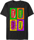 Coca-Cola Men's Pop Art Coke Short Sleeve T-Shirt