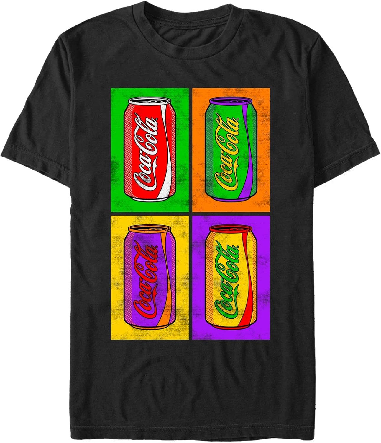 Coca-Cola Men's Pop Art Coke Short Sleeve T-Shirt