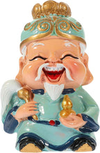 Taishang Laojun Ornament Chinese Fortune Statue Feng Shui Desk Decor for Home Office New Year Lucky Figurine