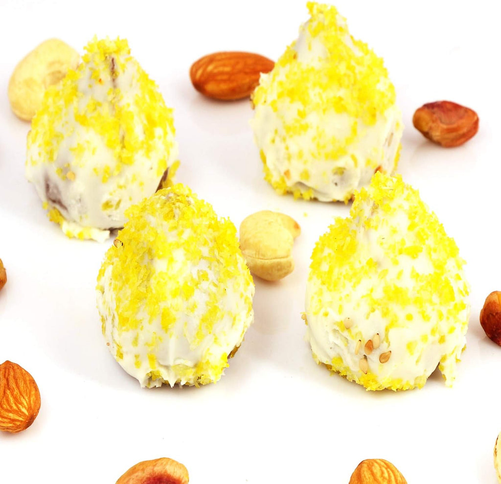 Ghasitaram Gifts Indian Sweets - Ganesh Chturthi Gifts - Ghasitaram Gifts Indian Sweets - Anjeer Chocolate Modaks 400 GMS