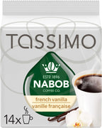 Nabob Cafe Collection French Vanilla Coffee (Medium), 14-Count T-Discs for Tassimo Coffeemakers