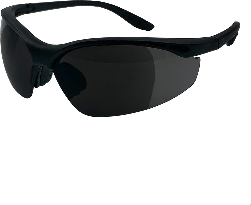 grinderPUNCH Full Lens Magnification Safety Glasses Readers ANSI Z87 Impact Resistant Diopter Magnifying Reading Glasses