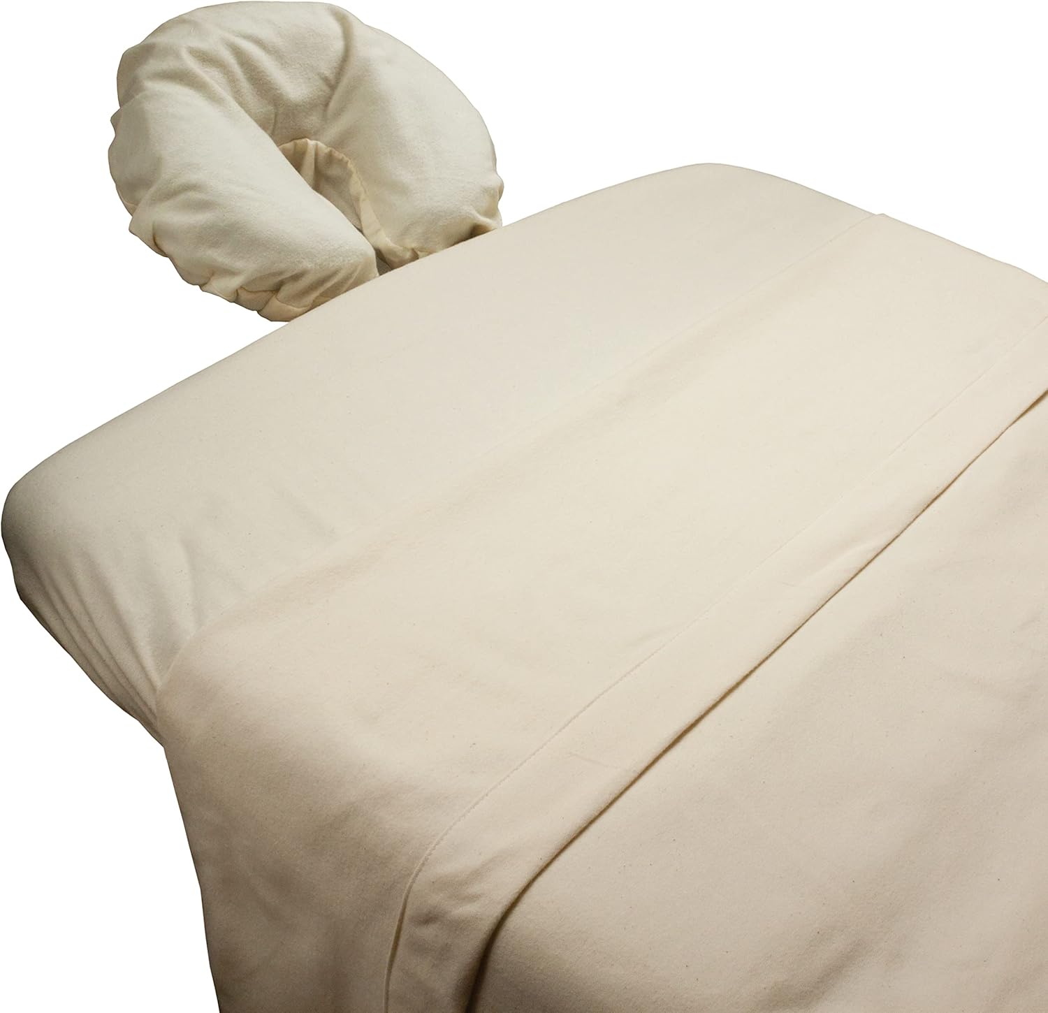 Body Linen Massage Table 100% Organic Cotton Flannel Sheet Sets Made with Gentle, Chemical-Free and Eco-Friendly Organic Cotton - Extra Soft and Cozy - 1 Pack