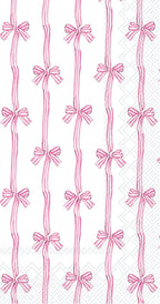 IHR Ideal Home Range Dinner Napkins Rosanne Beck Disposable 3-Ply Paper Hand Towels, 8.5" x 4.5", Baby Toile (Pink), 16-Count