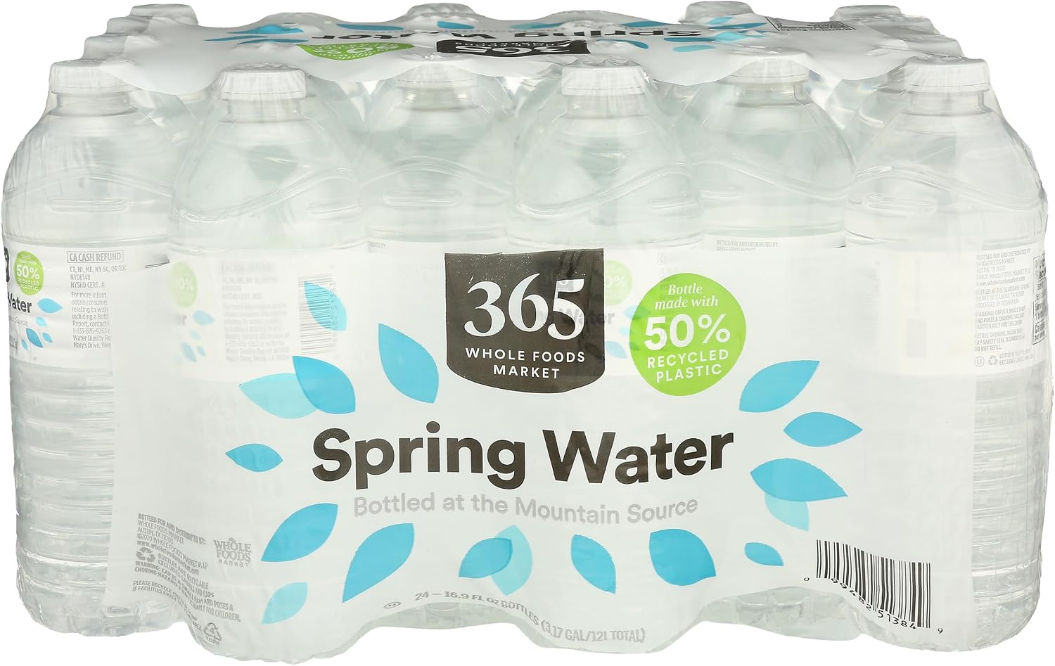 365 by Whole Foods Market, Spring Water, 16.9 Fl Oz