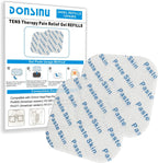 24 Pcs Compatible with Omron Heat Pain Pro PM311/PM800 Gel Pads,12Pairs Durable Compatible with OMRON Tens Unit Gel Pads,DONSINU electrodes Gel Pads