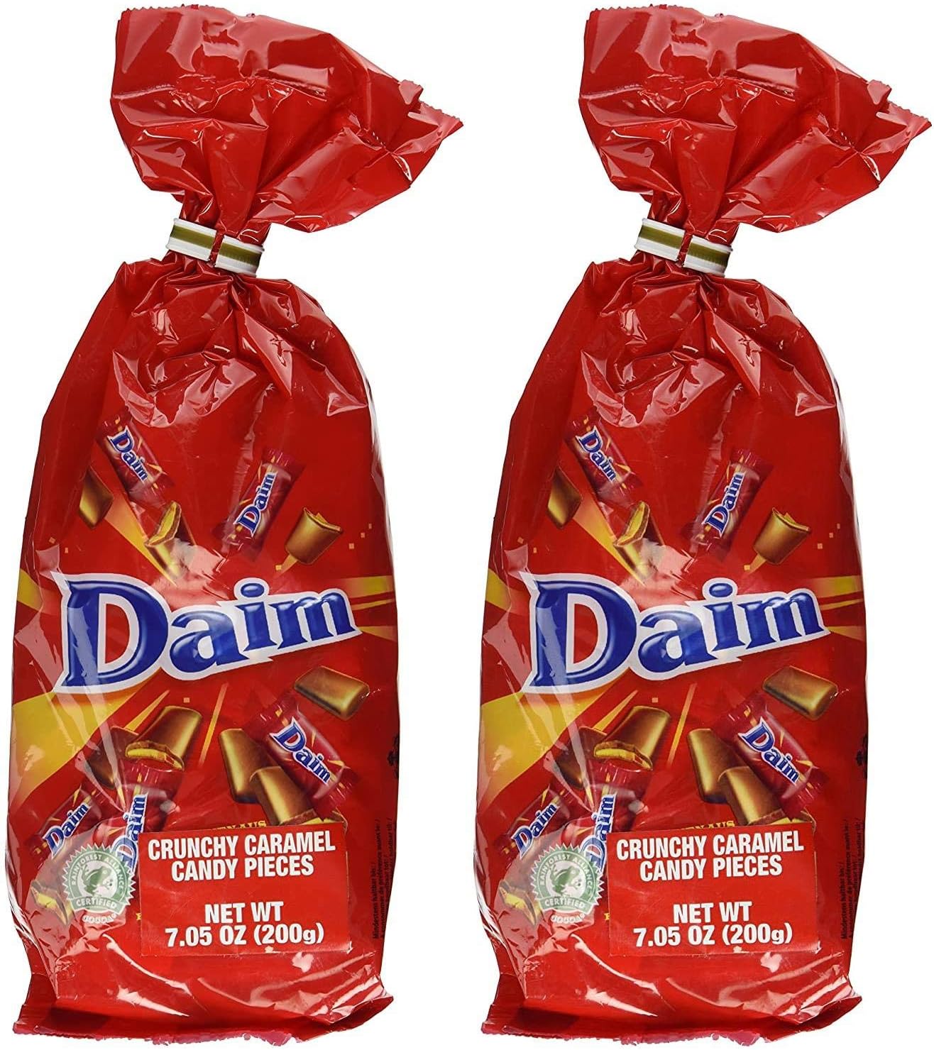 Daim Chocolate Bags - 200g Individual wrapped Daim Chocolates Pack of 2
