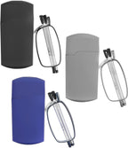 Folding Reading Glasses Blue Light Blocking, Soft Nose Pad Spring Hinge Portable Thin Readers for Men Women 3 Pack