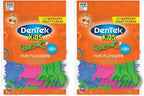 DenTek Kids Fun Flossers Wild Fruit | 75-Count Floss Picks | 2-Pack