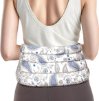 Microwave Heating Pad for Back with Moist Heat, Extra Large Microwavable Heating Wrap for Lumbar, Waist, Stomach, Shoulder, Neck Hot or Cold Pack, Reusable, Portable