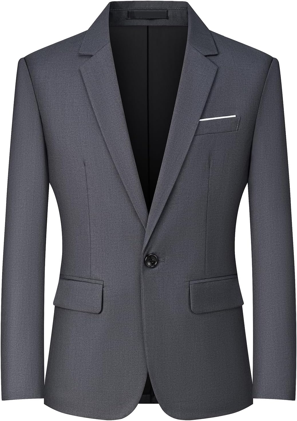 Mylldey Mens Blazers Slim Fit Business Casual Men Suit Sport Coat One Button Travel Blazer Lightweight Suit Jacket