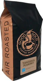 Tanzania Peaberry Coffee - Good As Gold Coffee Roasters - 5lb Whole Bean (Medium Roast) - 100% arabica
