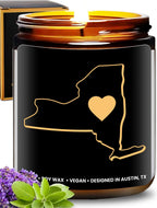 New York Candle, Sentimental House Warming Gifts for Women & Men, Unique New York Themed Souvenir, Ideal Moving Away and Home Sick Gifts, Perfect for Birthday, Christmas, Special Occasions, Gift Ready
