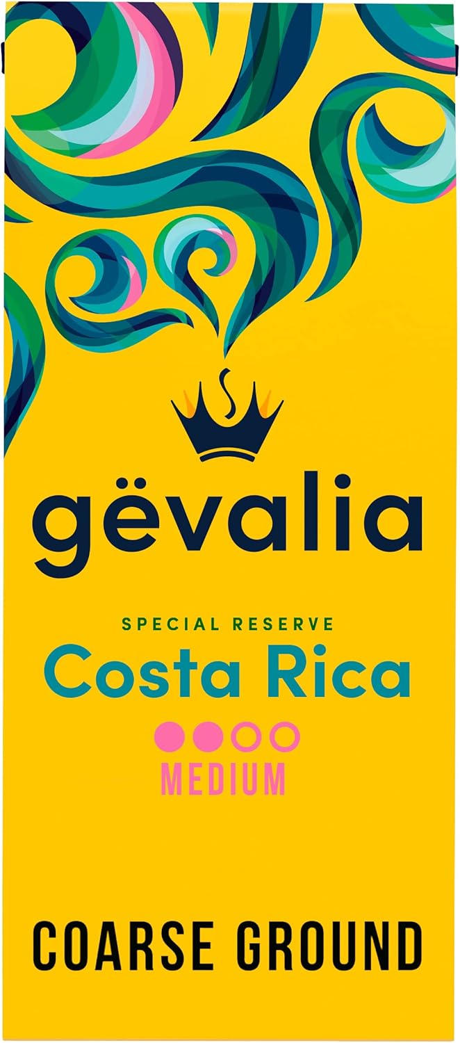 Gevalia Special Reserve Costa Rica Single Origin Medium Roast Ground Coffee, 10 oz. Bag
