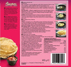 Patak's Pappadums, plain, pack of 12 (12 x 100 g)