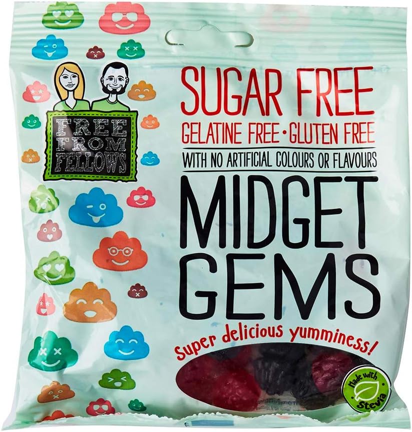 Free From Fellows Sugar Free Midget Gems Sweets 3.5oz