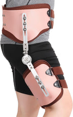 ROM Hip Abduction Brace, Post Op Hinged Hip Stabilizer Brace, Adjustable Hips Orthosis Support for Hip Replacements, Sciatica Pain Relief, Joint Protection Fixation Device (Right)