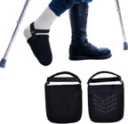 (Upgraded) 2 PCS Protective Cast Sock Toe Covers with Fixed Strap for Foot, Soft Warm Cast Socks Over Cast for Men Women Adults, Adjustable Non-slip Cast Toe Covers Fit for Casted Foot