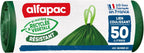 alfapac -10 bin bags 50L with strong sliding link - made in France - bi-material recycled & vegetal