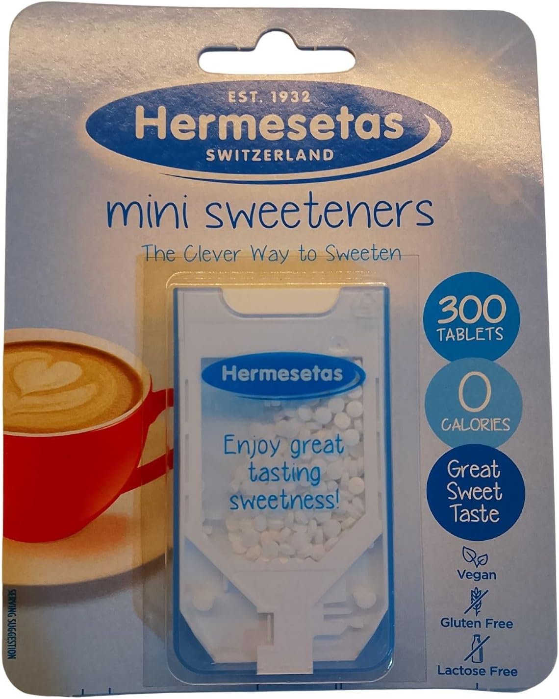 Hermesetas Mini Sweeteners (1200 per pack) - Pack of 2
