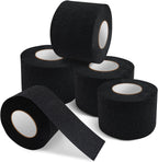 NICEMOVIC 5 Rolls Disposable Barber Paper Neck Strips Barber Accessories, Professional Barber Supplies Stretchy Paper Neck Strips for Salon Haircut Styling-Black