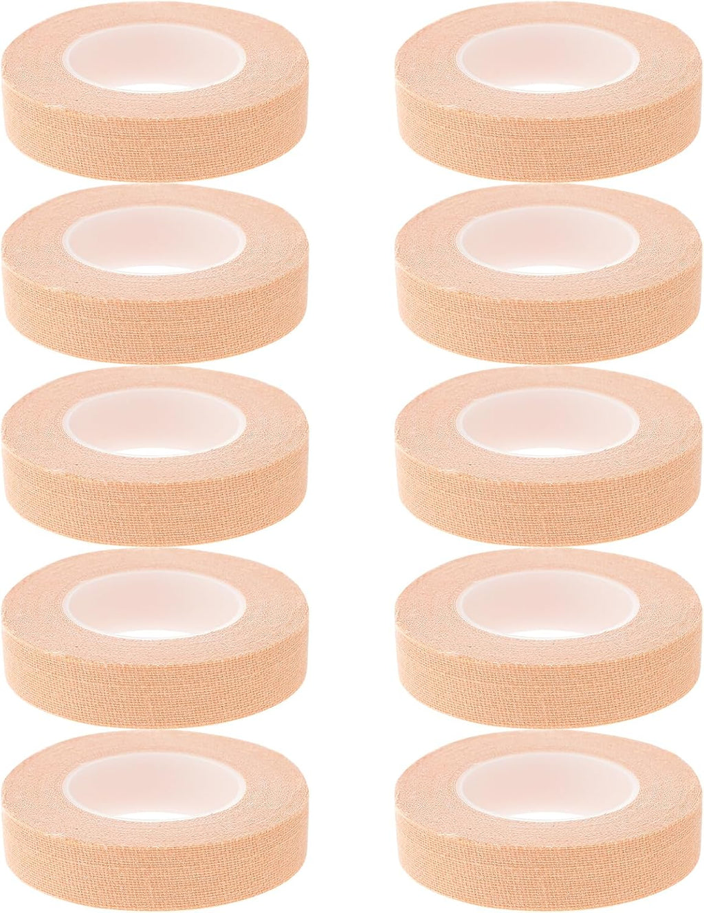 10Pcs Cotton Adhesive Tape Roll Nail Picks Finger Protector for Chinese Guzheng Pipa Banjo Lute Guitar Ukulele Accessories Skin Color