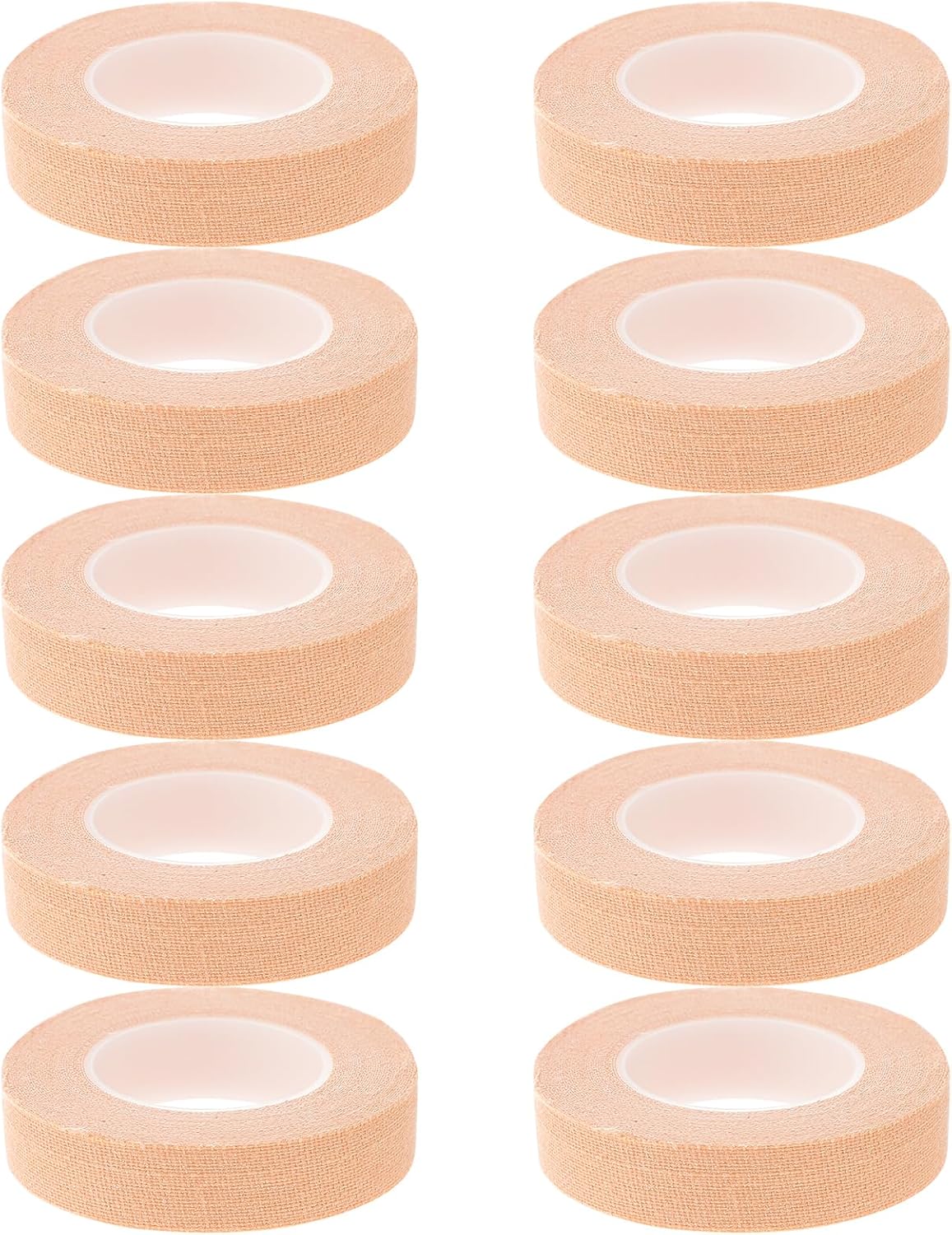 10Pcs Cotton Adhesive Tape Roll Nail Picks Finger Protector for Chinese Guzheng Pipa Banjo Lute Guitar Ukulele Accessories Skin Color