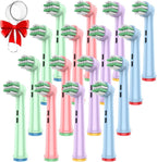 16pcs Kids Toothbrush Heads Compatible with Oral B Electric Toothbrush, Replacement Heads Professional Soft Bristles Brush Heads for Children with Sensitive Gums