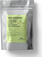 Lactic Acid Powder Lactic Acid Food and Cosmetics Grade DIY Lactic Acid Peel for Skin Moisturizing 8 Ounce (Pack of 1)