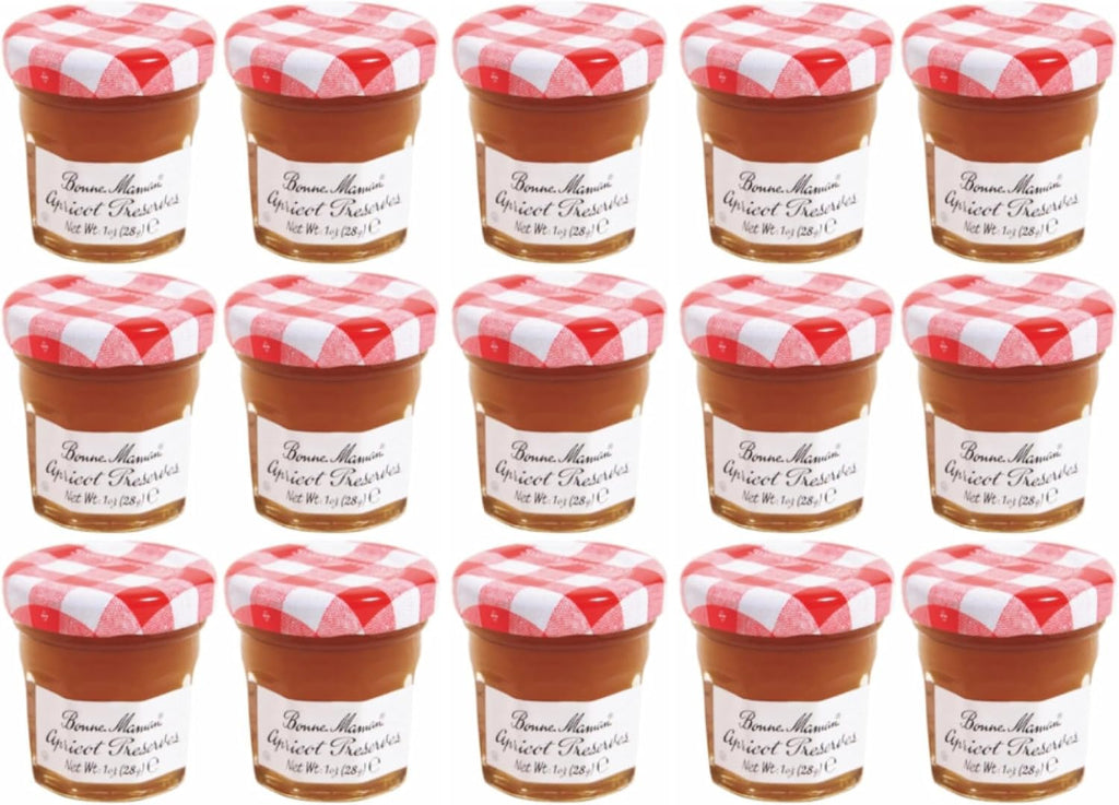 Bonne Maman Apricot Preserves, 1 Ounce Jars (Pack of 15)