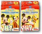 Disney Mickey Mouse Clubhouse Flash Cards Set - Featuring number recognition, counting skills, basic shapes, & colors! Designed For Your Pre-K/Kinder Child In Mind!