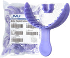 JMU Anterior Bite Registration Trays 35 Pcs, Purple Disposable Dental Impression Trays