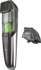 Remington Vacuum Beard Trimmer,13 Length and Style Settings with Adjustable Length Comb (2-18mm),Vacuum Trimmer for Beard, Mustache, and Stubble, Rechargeable Lithium Power, Washable, Removable Blades