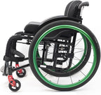 Lightweight Wheel Chair For Adults,Aluminum Alloy Wheelchair,Sports Folding Transport Wheelchair,Self-propelled Manual Wheelchairs,Mobility Aids For Adult,with Handbrakes,Quick Release Rear Wheels(Siz