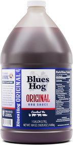 Blues Hog Original Barbecue Sauce, Sweet & Peppery BBQ Sauce, Gluten-Free, All-Natural, No High Fructose Corn Syrup, Award-Winning Barbeque Sauce, Made in the USA, 128 oz