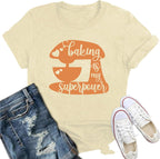 Baking Shirt for Women Baking is My Superpower T-Shirt Baker Bakery Tshirt Bake Lover Tee